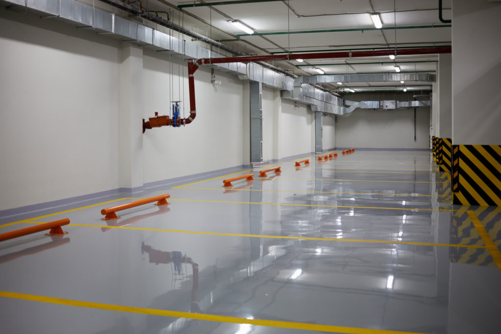 Industrial polymer flooring